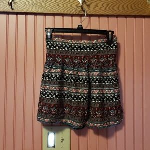 Cute Comfy Colorful Flowy Skirt